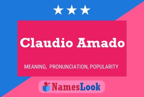 ملصق اسم Claudio Amado