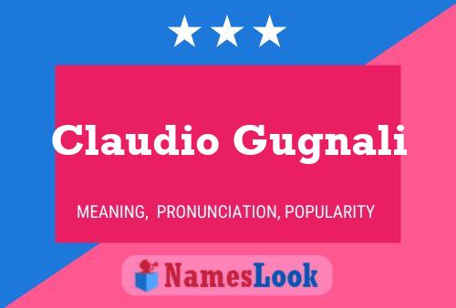 ملصق اسم Claudio Gugnali