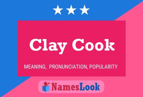 ملصق اسم Clay Cook