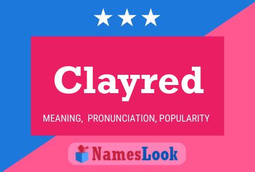 ملصق اسم Clayred