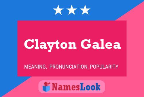 ملصق اسم Clayton Galea