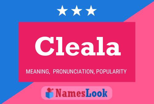 ملصق اسم Cleala