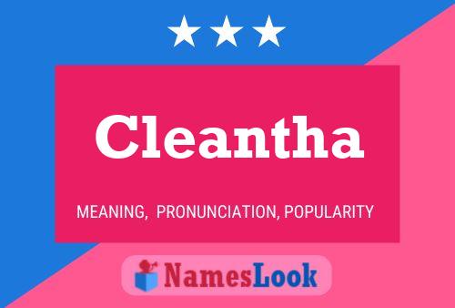 ملصق اسم Cleantha