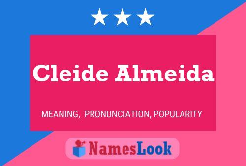 ملصق اسم Cleide Almeida