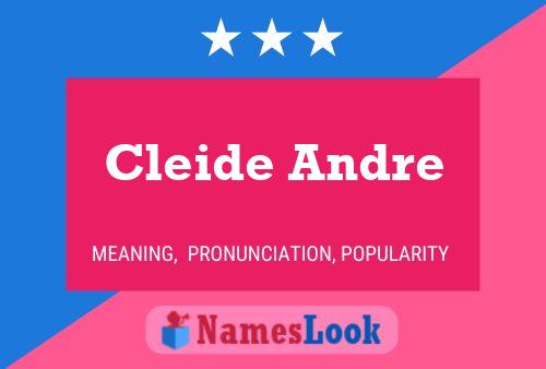 ملصق اسم Cleide Andre