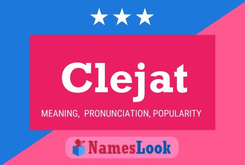 ملصق اسم Clejat