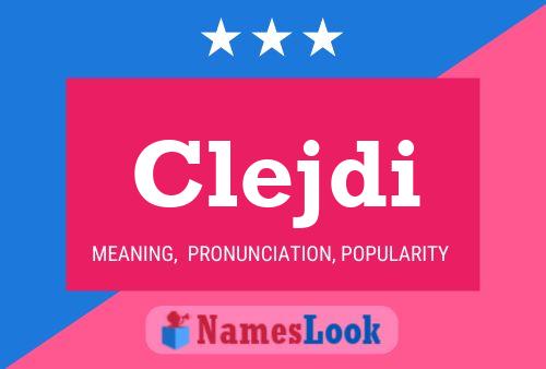 ملصق اسم Clejdi