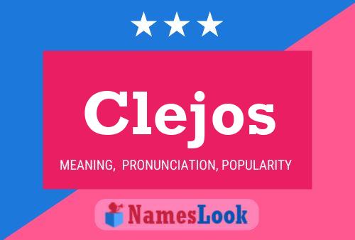 ملصق اسم Clejos