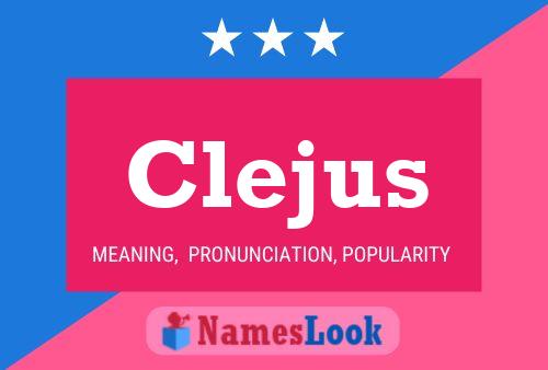 ملصق اسم Clejus