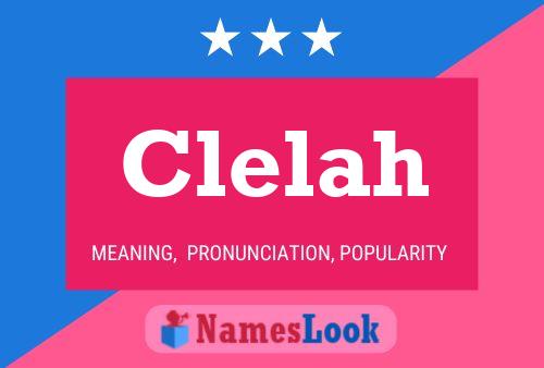 ملصق اسم Clelah