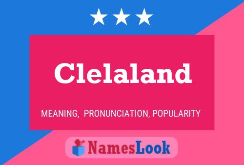 ملصق اسم Clelaland