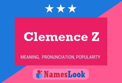 ملصق اسم Clemence Z