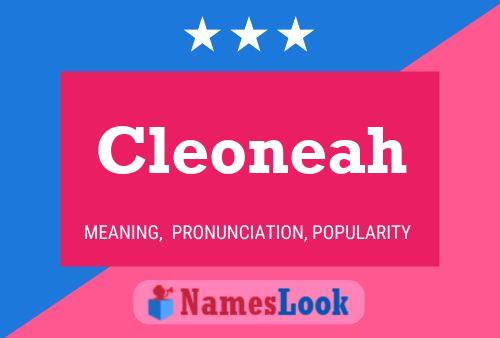 ملصق اسم Cleoneah