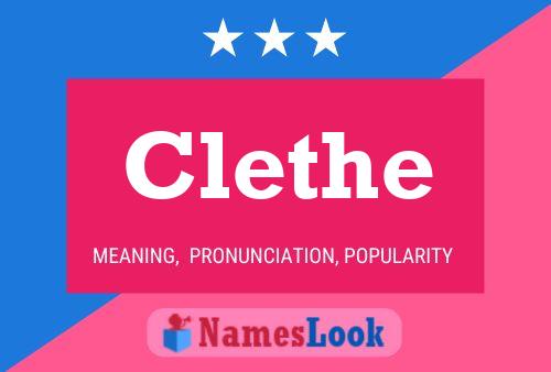 ملصق اسم Clethe