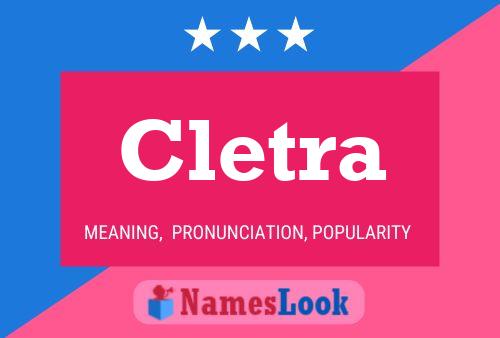 ملصق اسم Cletra