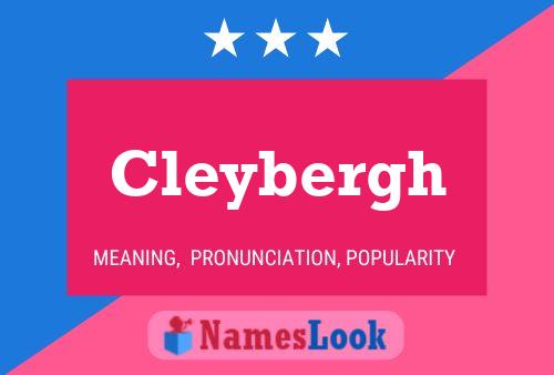 ملصق اسم Cleybergh