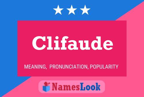 ملصق اسم Clifaude