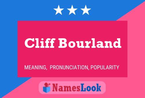 ملصق اسم Cliff Bourland