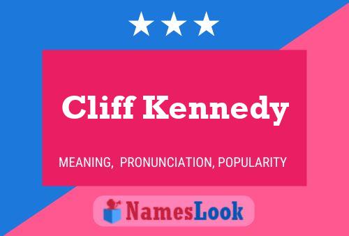 ملصق اسم Cliff Kennedy