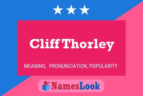 ملصق اسم Cliff Thorley