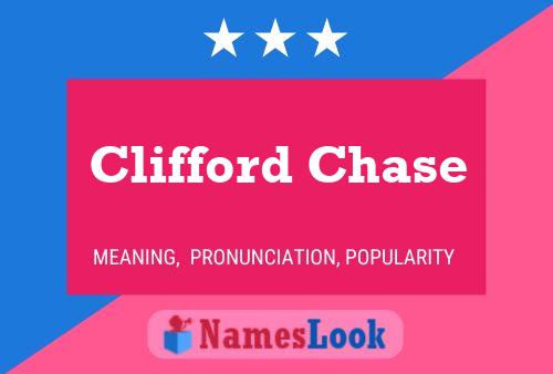 ملصق اسم Clifford Chase