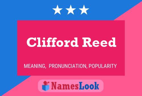 ملصق اسم Clifford Reed