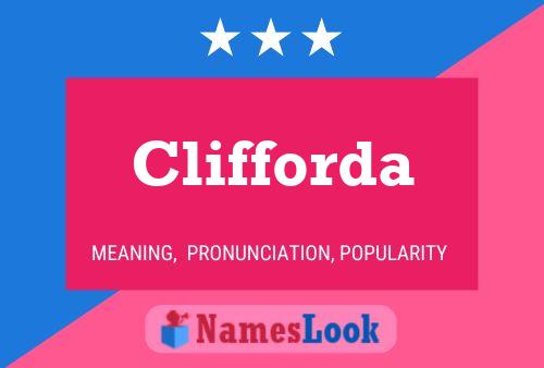 ملصق اسم Clifforda