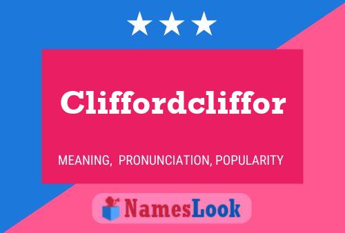 ملصق اسم Cliffordcliffor