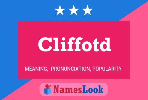 ملصق اسم Cliffotd