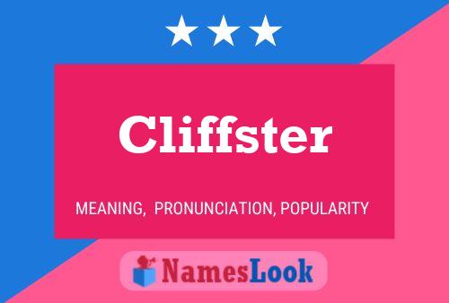 ملصق اسم Cliffster