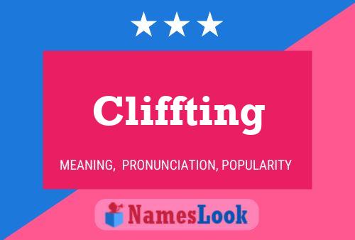 ملصق اسم Cliffting