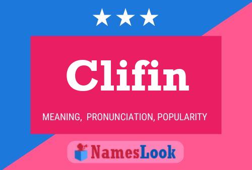 ملصق اسم Clifin