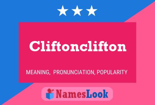 ملصق اسم Cliftonclifton