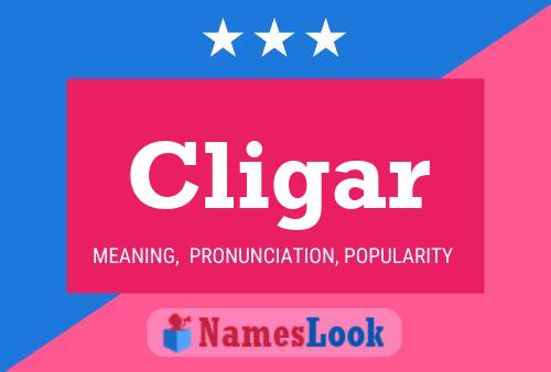 ملصق اسم Cligar