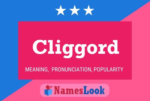 ملصق اسم Cliggord