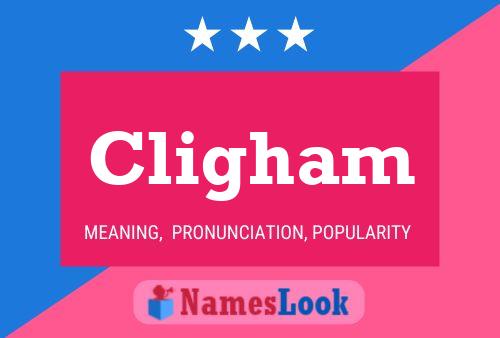 ملصق اسم Cligham