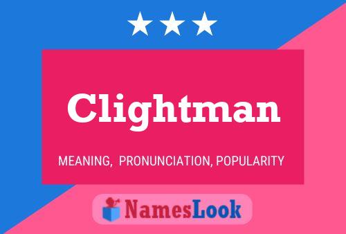 ملصق اسم Clightman