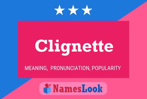 ملصق اسم Clignette