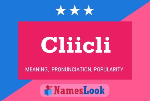 ملصق اسم Cliicli