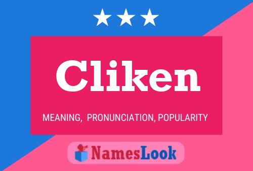 ملصق اسم Cliken