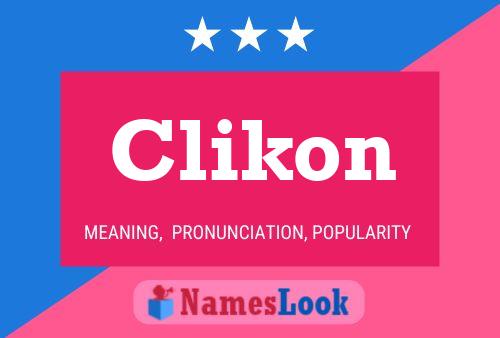 ملصق اسم Clikon