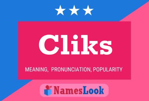 ملصق اسم Cliks