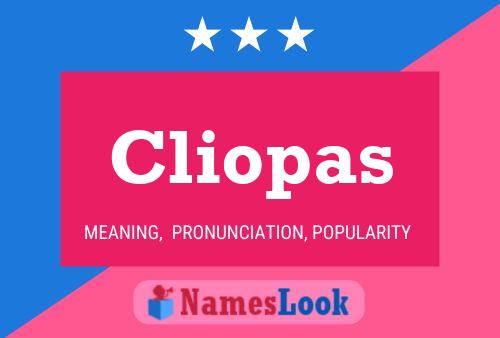 ملصق اسم Cliopas