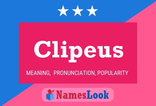 ملصق اسم Clipeus