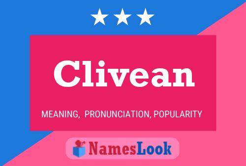 ملصق اسم Clivean