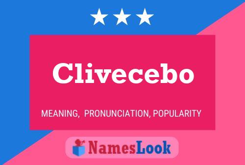 ملصق اسم Clivecebo