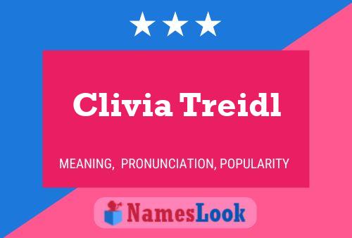 ملصق اسم Clivia Treidl