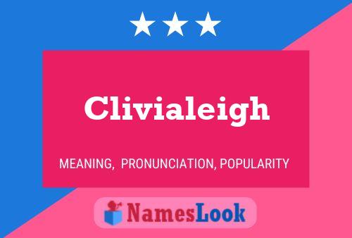 ملصق اسم Clivialeigh