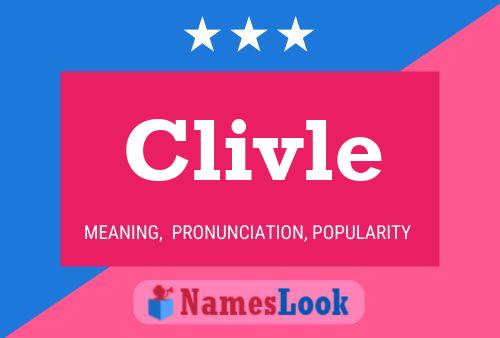 ملصق اسم Clivle