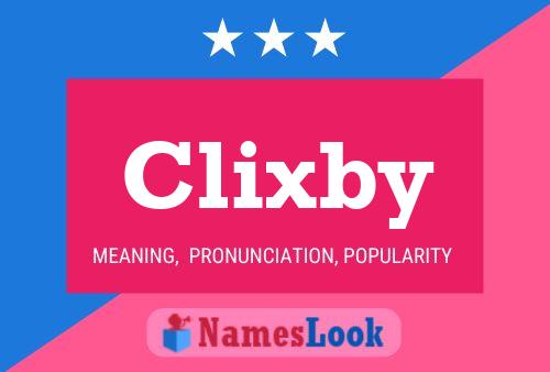 ملصق اسم Clixby